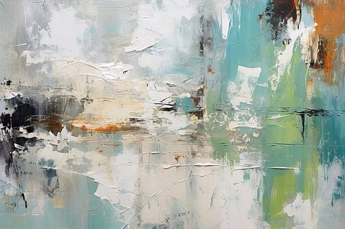 Säugetiere Gartenarbeit | Modernes Kunstwerk von Blickfänger Gemälde