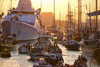 Amsterdam Sail 2015 in the evening light