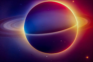 die Sonne und der Planet, Illustration