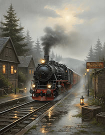 De la vapeur chaude sous la pluie sur Regan Frederick
