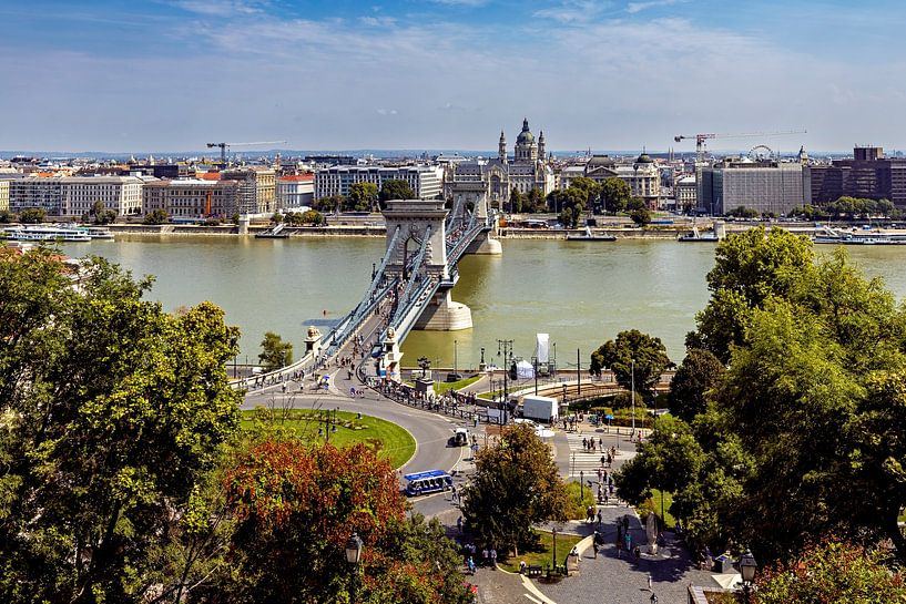 Boedapest aan de Donau van Roland Brack