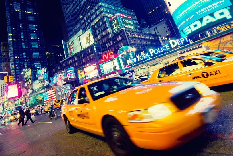 New York - Times Square bei Nacht van Alexander Voss