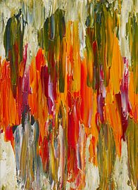 Flammen in Abstraktion von Nelleke Bruno