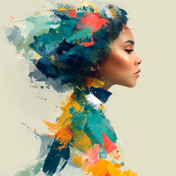Colorful Profile by Harry Hadders Design