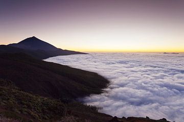 Pico del Teide at sunset, Tenerife, Canary Islands, Spain by Markus Lange