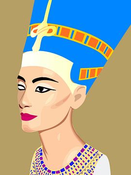 Nefertiti van Mad Dog Art