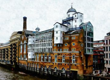 Butlers Wharf London by Dorothy Berry-Lound