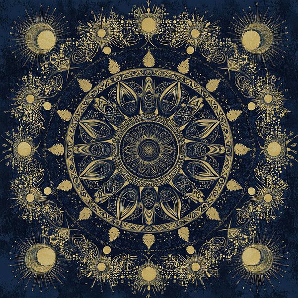 Mandala of creative energy by Niklas Maximilian