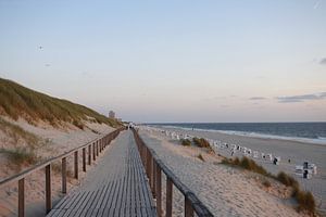 Strandpromenadenweg in Richtung Westerland auf Sylt
