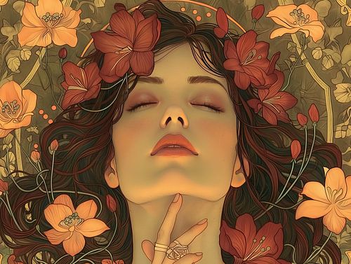 Flower power vrouwen