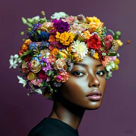 Florales Schweigen - Regal Bloom von byRenzo