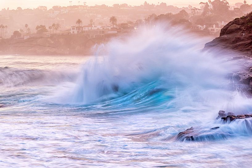 Ein großer Sprung - La Jolla Coast von Joseph S Giacalone Photography