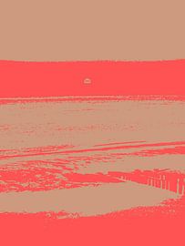 Coucher de soleil à Zoutelande sur Buro JEB ~ Studio NotARTificial