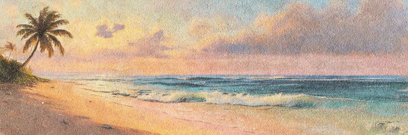 Sunset at Tropical Beach by Whale & Sons
