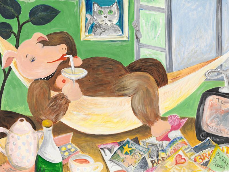 Schweinehündig hängt ab! by Dorothea Linke