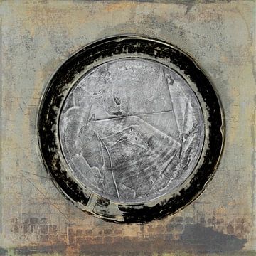 Cirkel grijs van Pieter Hogenbirk
