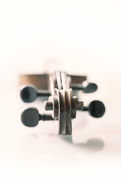 Antique Violin in High Key I by Bert-Jan de Wagenaar