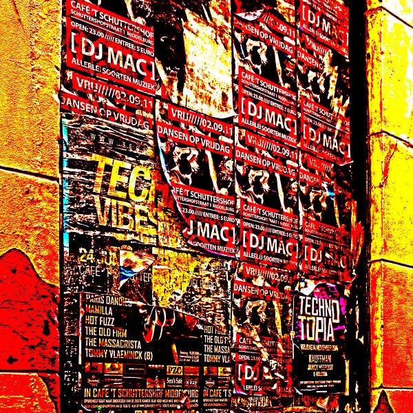 Colorful Middelburg #107 van Theo van der Genugten