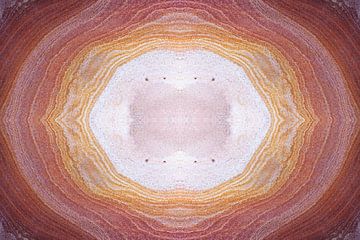 Abstrakte Textur der Erosionsschichten eines australischen Felse von Jiri Viehmann