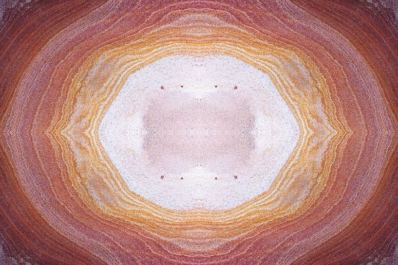 Abstract texture of the erosion layers of an Australian rock by Jiri Viehmann