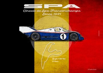 Spa Vintage P 956 Querformat von Theodor Decker