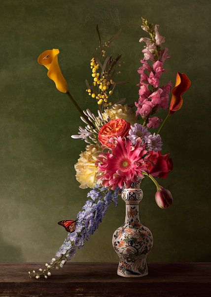 Royal Flora "Romance" bloemstilleven van Sander Van Laar