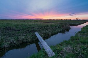 Coucher de soleil à Spaarndam