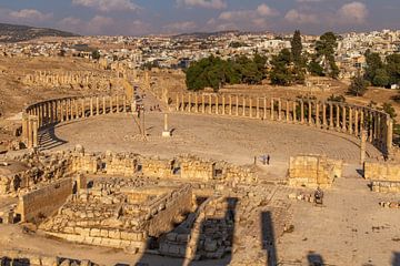 Archeologische site van Jerash van Franksfotoforum