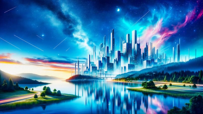 Stadt der Zukunft von Max Steinwald