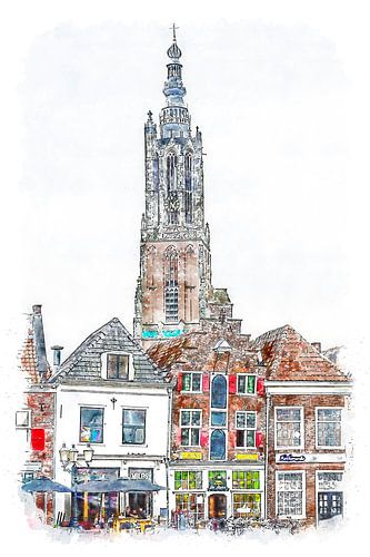 Onze Lieve Vrouwetoren in Amersfoort (kunst)