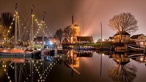 Oude haven van Harderwijk van Jenco van Zalk