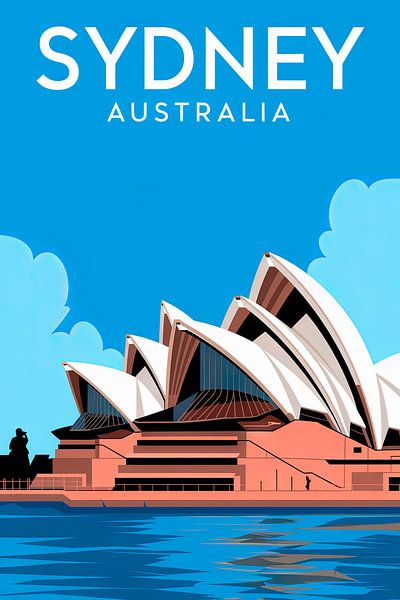 Sydney, Australien. von Poster Art Shop