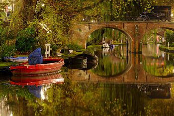 Oudegracht à Utrecht avec Geertebrug