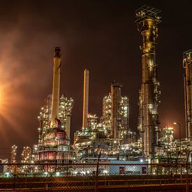 Nachtfoto in de Rotterdamse haven (2) von Edwin Sonneveld