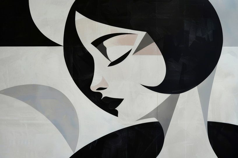 Frauenporträt von Poster Art Shop