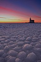 Lever de soleil arctique - Paard van Marken, Markermeer