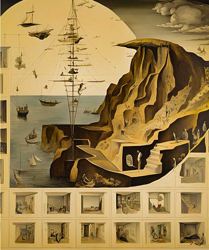 The Father of Dali “ 3D newspaper 1898”