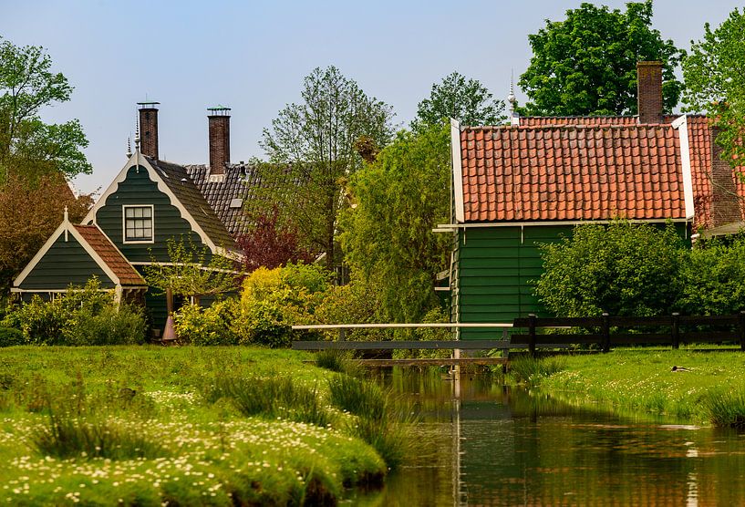 Oud hollandse huizen in de zaansche schans van Michel Knikker