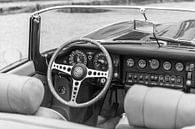 Jaguar E-Type Roadster vintage sportwagen interieur van Sjoerd van der Wal Fotografie thumbnail