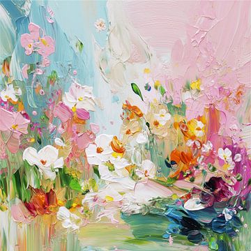 Zomertuin Abstract Summer Garden van MK Abstrakt