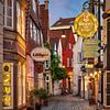 Historisches Schnoorviertel in Bremen, Deutschland von Michael Abid