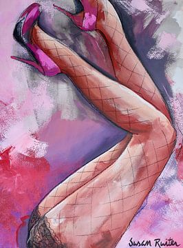 Sexy Beine in der Luft I von Susan Ruiter