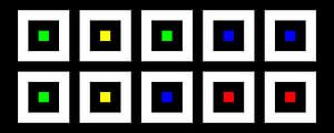 Verschachtelt | Mittig | 05x02 | N=02 | Random #20 | RGBY