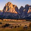 Seiser Alm Alpenglühen von Voss Fine Art Fotografie