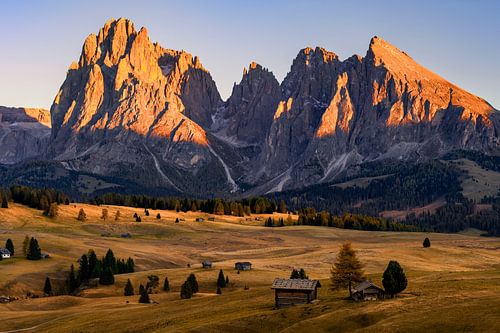 Alpe de Siusi - L'incandescence des Alpes sur Voss photographie