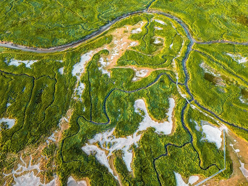 Terre noyée de Saeftinghe Drone par Zwoele Plaatjes