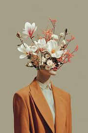 Magnolia on my Mind in Orange no.1 by Studio BB