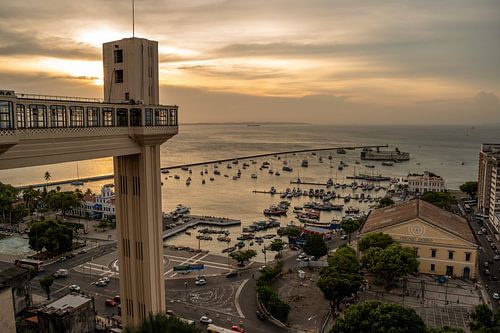 Lacerda Elevator in Salvador stad, Bahia, Brazilië