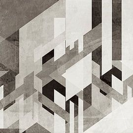 Retro Abstractie van Mad Dog Art