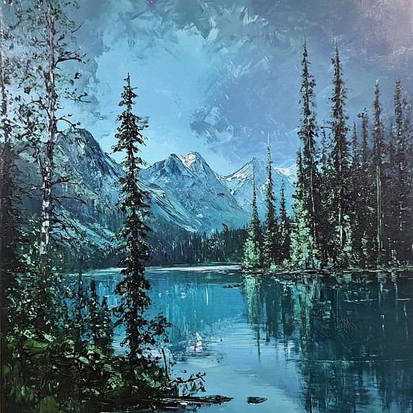 Canada Nature | Serenity of the Northern Wild by Abstract Painting